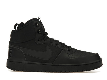 Nike Court Borough Mid Winter Triple Black