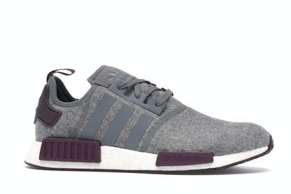 adidas NMD R1 Wool Grey Four Maroon