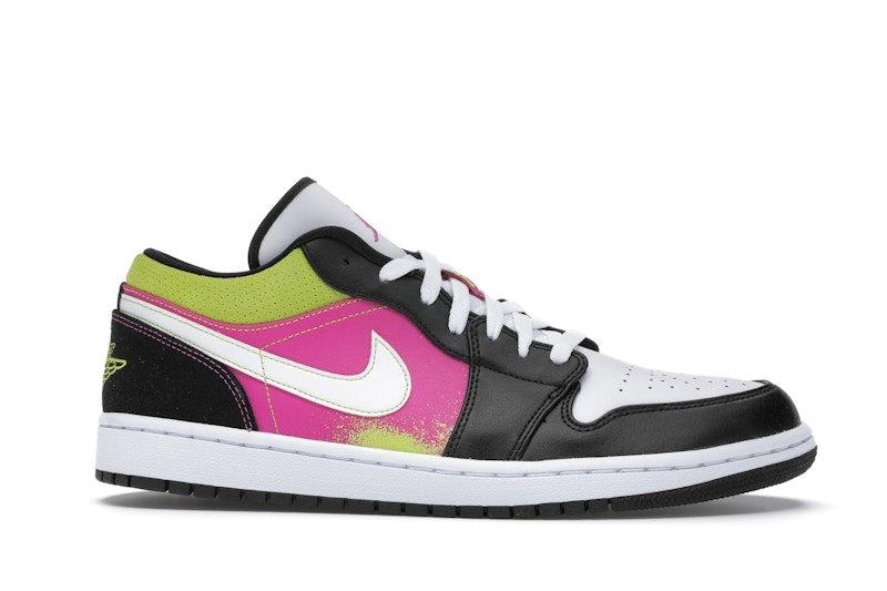 Jordan 1 Low Black Active Fuchsia Cyber