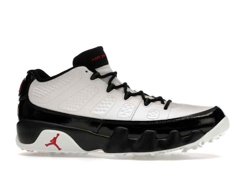Jordan 9 Retro Low Golf White Black True Red