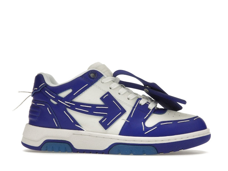OFF-WHITE Out Of Office Sartorial Stitching White Dark Blue (Women's)