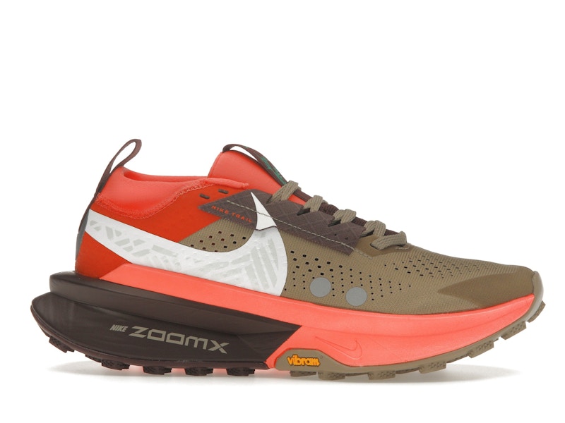 Nike ZoomX Zegama 2 Khaki Hyper Crimson Burgundy Crush White