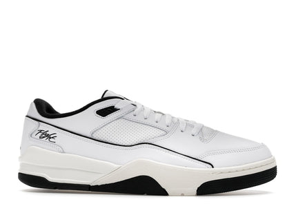 Jordan Flight Court White Sail Black