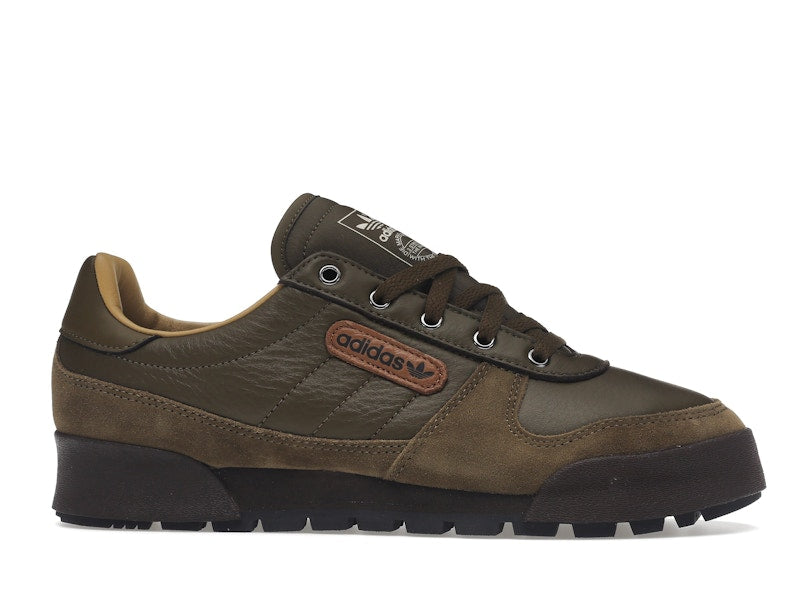 adidas Carnforth SPZL Trace Olive Golden Beige Dark Brown