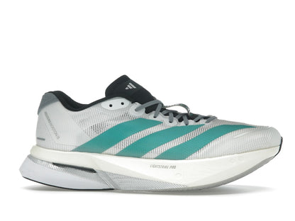 adidas Adizero Boston 13 White Pure Teal