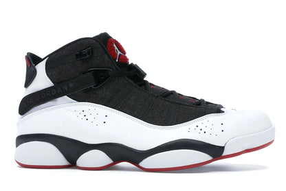 Jordan 6 Rings Black White Gym Red