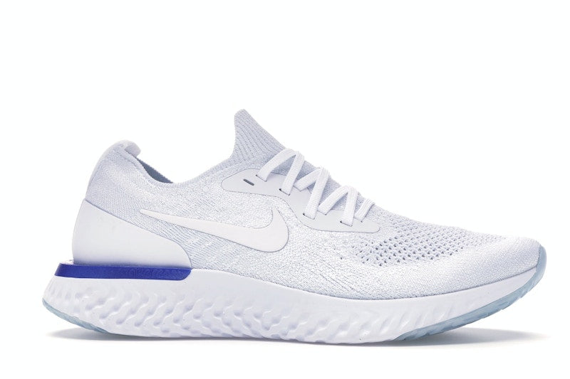 Nike Epic React Flyknit White Racer Blue (Women's)
