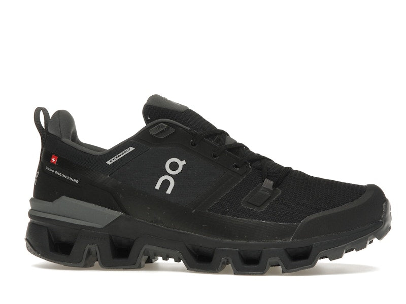 On Running Cloudwander Waterproof Black Eclipse