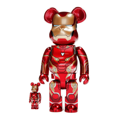 Bearbrick x Marvel Iron Man Mark 50 100% & 400% Set