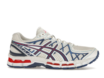 ASICS Gel-Kayano 20 Cream Blue Red