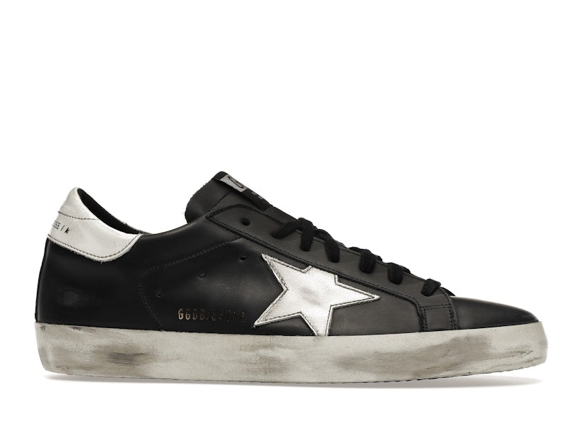 Golden Goose Super-Star Black White Leather