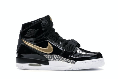 Jordan Legacy 312 Black Gold Patent (GS)