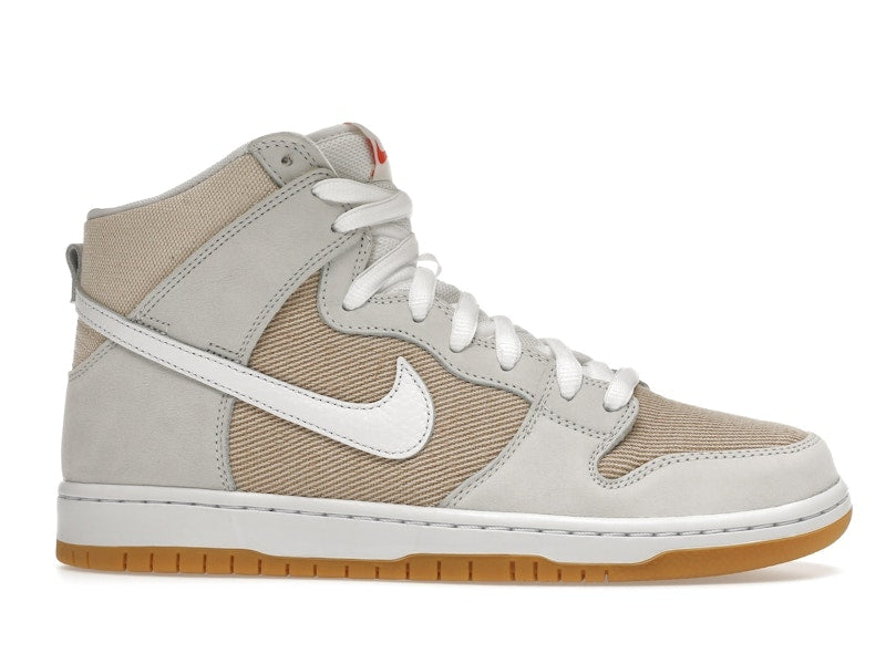 Nike SB Dunk High Pro ISO Orange Label Unbleached Natural