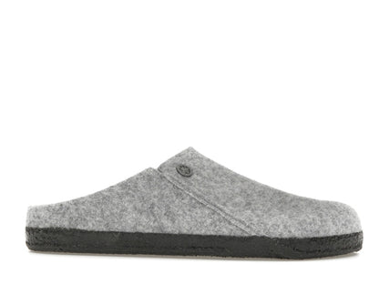 Birkenstock Zermatt Shearling Clog Wool Felt Light Gray