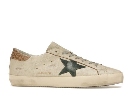 Golden Goose Super-Star Cream Green