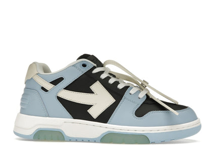 OFF-WHITE Out Of Office OOO Low Tops Light Blue Black