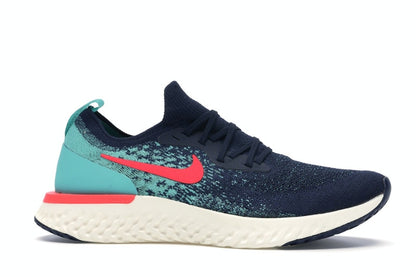 Nike Epic React Flyknit College Navy Hyper Jade