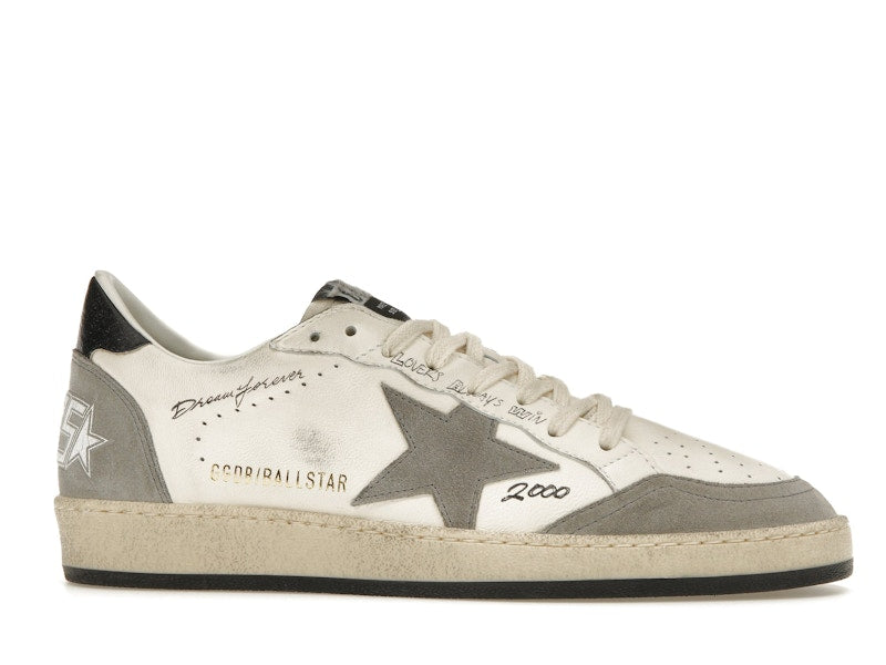 Golden Goose Ball-Star Low Dream Forever White Grey