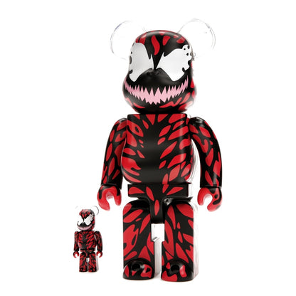 Bearbrick x Marvel Carnage 100% & 400% Set