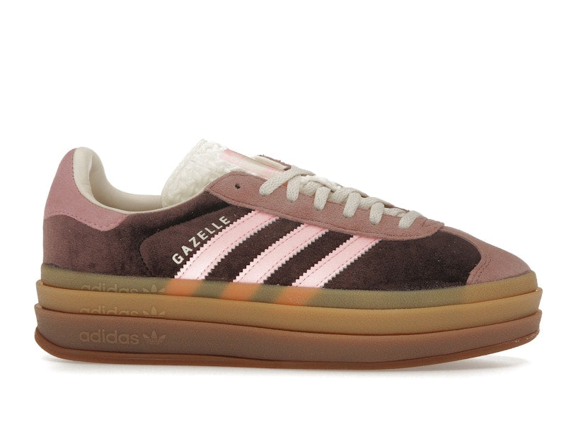 adidas Gazelle Bold Shadow Brown Warm Clay Glow Pink (Women's)