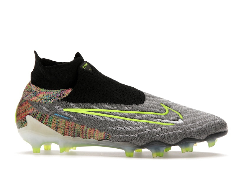 Nike Gripknit Phantom GX Elite Dynamic Fit Fusion FG Black White Blue Glow Volt