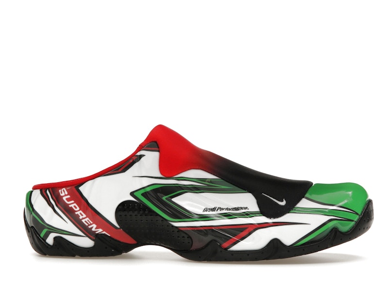 Nike Clogposite Supreme White Gym Red Green