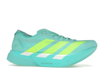 adidas Adizero Adios Pro 4 Flash Aqua Lucid Lemon