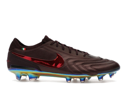 Nike Tiempo Legend 10 Elite Luxe FG Montebelluna Leather Port Wine