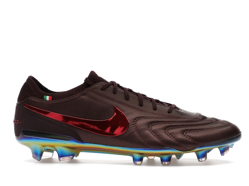 Nike Tiempo Legend 10 Elite Luxe FG Montebelluna Leather Port Wine