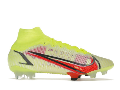 Nike Mercurial Superfly 8 Elite FG Volt Black Bright Crimson