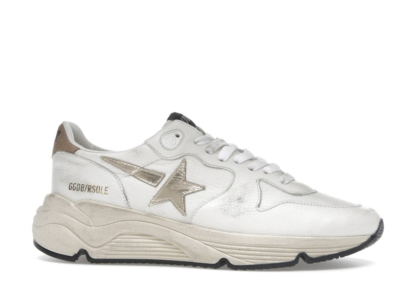 Golden Goose Running Sole White Gold (Women's)