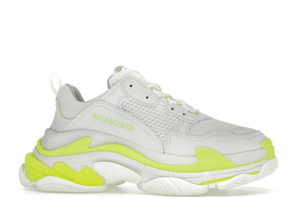 Balenciaga Triple S White Fluo Yellow (Women's)