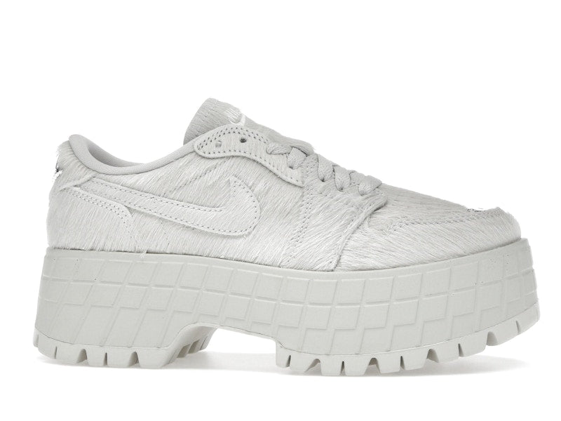 Jordan 1 Low Brooklyn Light Bone Metallic Silver (Women's)