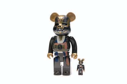 Bearbrick Jack Sparrow (Dead Men Tell No Tales Ver.) 100% & 400% Set Brown