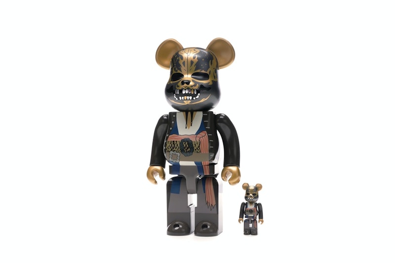 Bearbrick Jack Sparrow (Dead Men Tell No Tales Ver.) 100% & 400% Set Brown