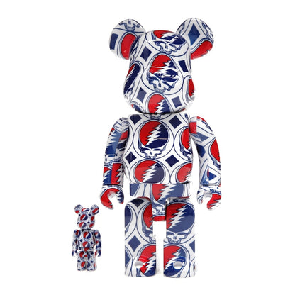 Bearbrick x Grateful Dead (Steal Your Face) 100% & 400% Set