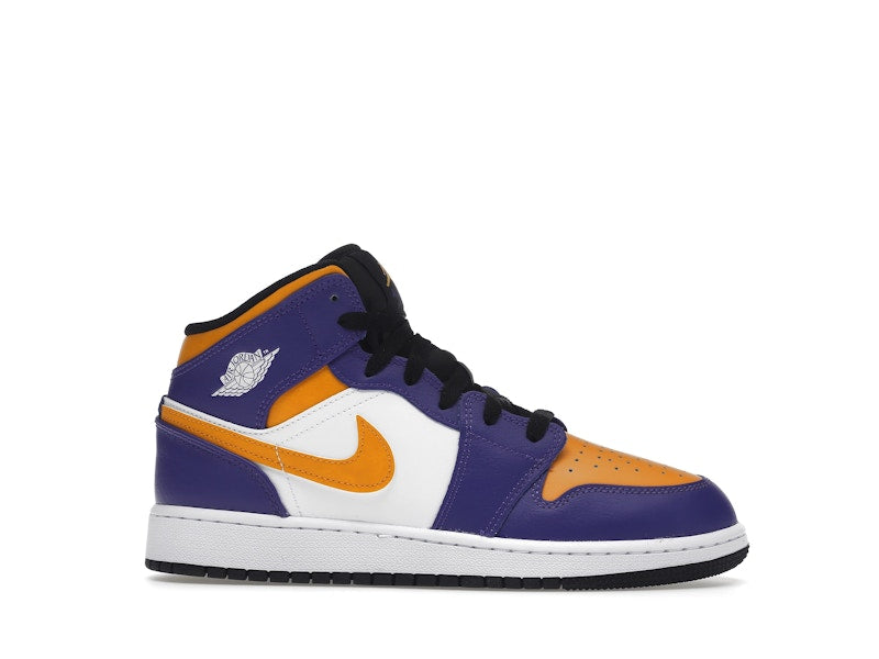 Jordan 1 Mid Lakers (2022) (GS)