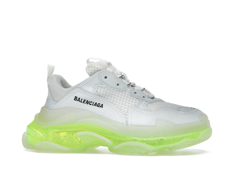Balenciaga Triple S Clear Sole White Fluo Yellow (Women's)