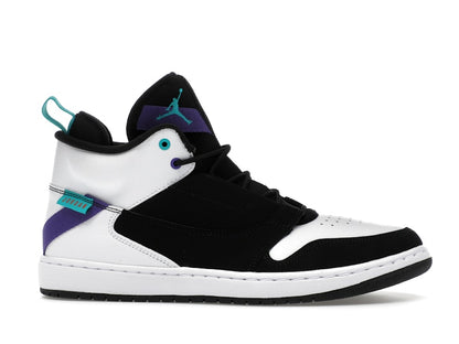 Jordan Fadeaway Black White Grape