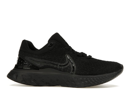 Nike React Infinity Run Flyknit 3 Triple Black (Women's)