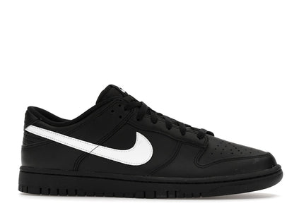 Nike Dunk Low Black White Swoosh