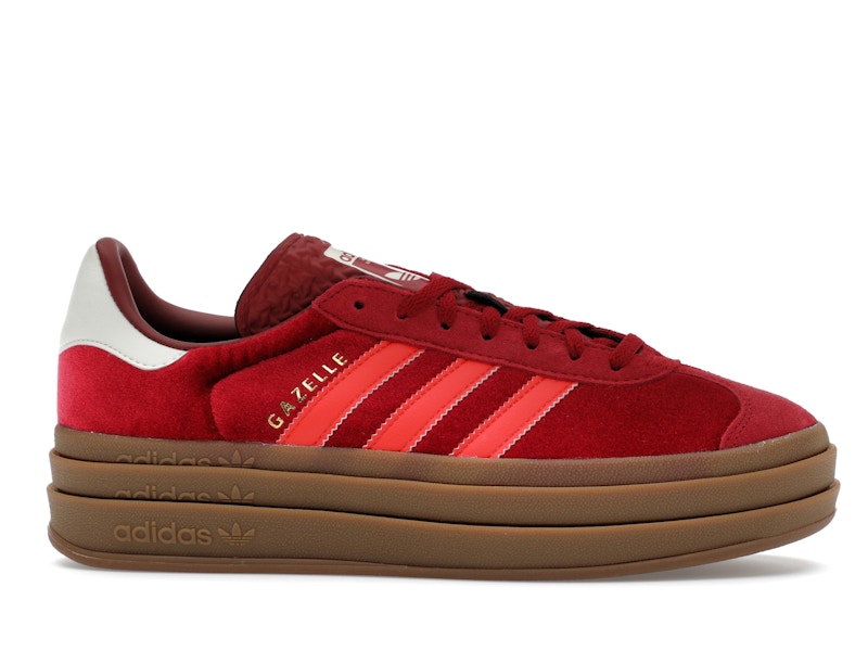 adidas Gazelle Bold Bright Red Velvet (Women's)