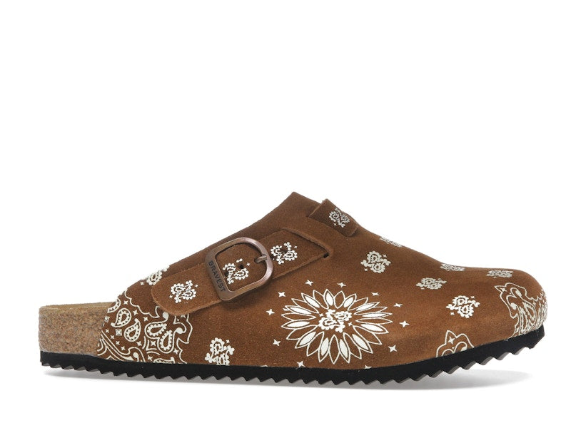 Bravest Studios Suede Paisley Clogs Hazel