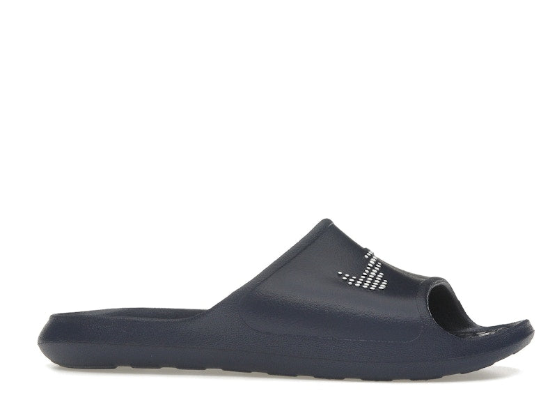 Nike Victori One Shower Slide Polka Dot Swoosh Midnight Navy