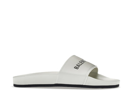 Balenciaga Pool Slide White Black (Women's)