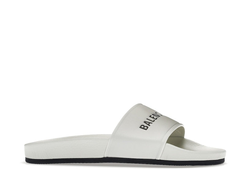 Balenciaga Pool Slide White Black (Women's)