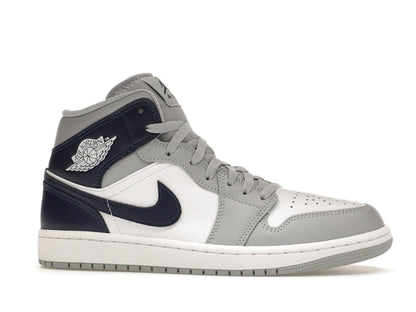 Jordan 1 Mid Wolf Grey Midnight Navy