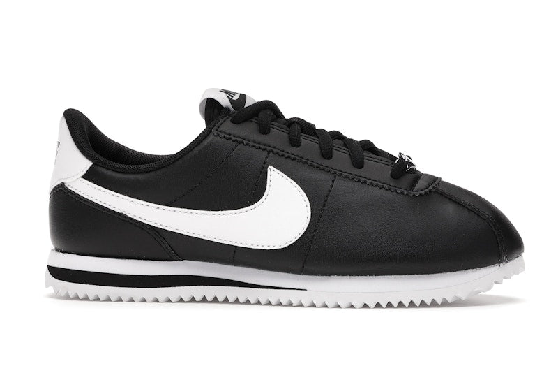 Nike Cortez Basic Leather Black White (GS)
