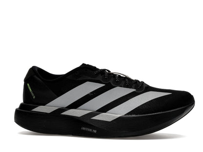 adidas Adizero Evo SL Black Silver Metallic Signal Green