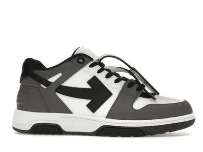 OFF-WHITE Out Of Office OOO Low Tops Dark Gray Black